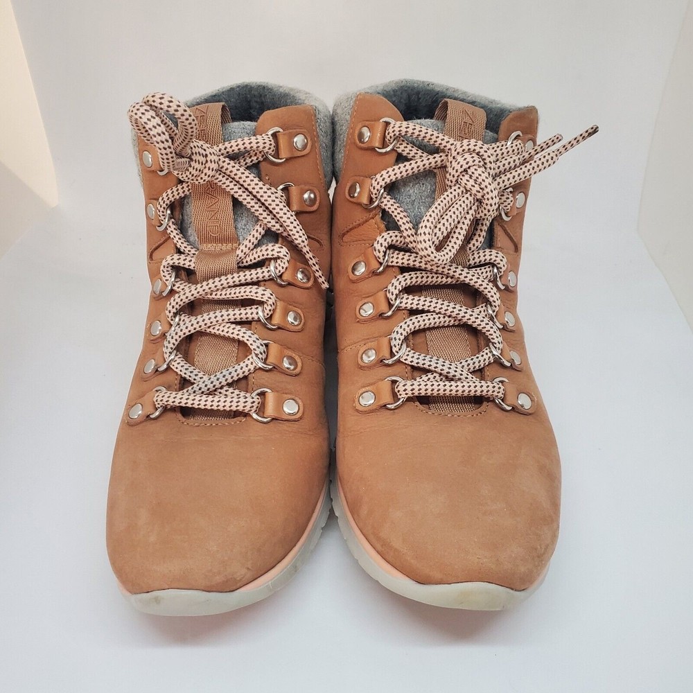 Cole Haan Zerogrand Omni Hiker Waterproof Birch Beige Fleece Lined 7.5B Nice - Picture 3 of 9